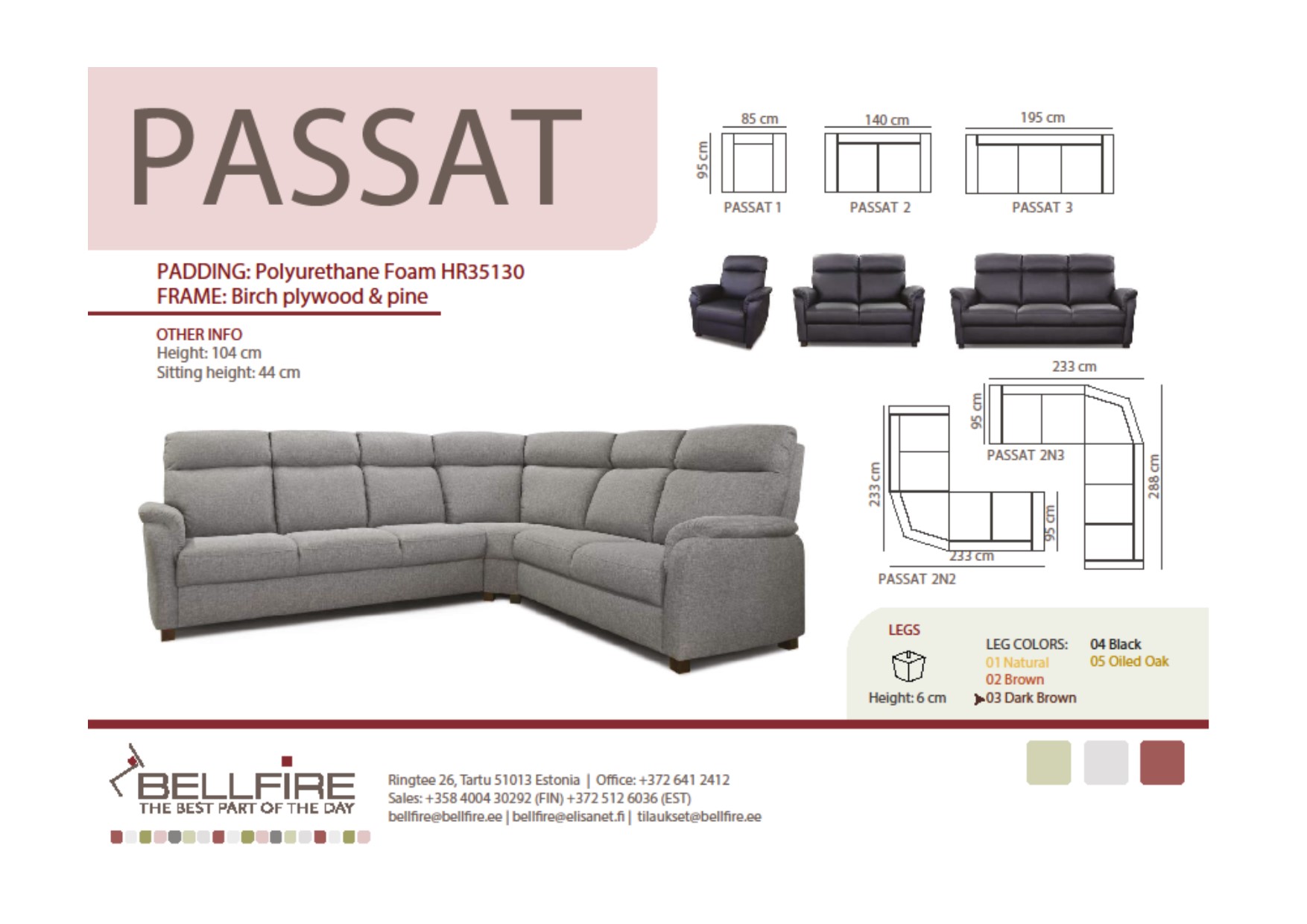 PASSAT 1-sits