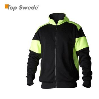 Jakke Sweatshirt Topswede 223 sort / gul
