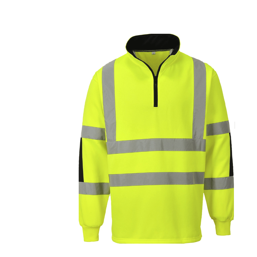 Pusero Halfzip huomio Portwest keltainen - 2