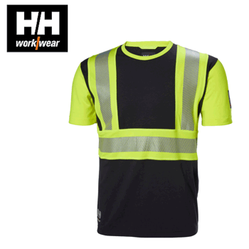 T-paita Helly Hansen ICU Class 1 Musta / Keltainen