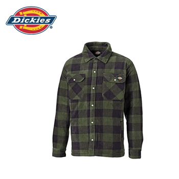 Vuorattu flanellipaita Dickies Vihreä