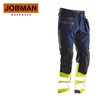 Työhousut Jobman 2134 Stretch luokka 1 Navy