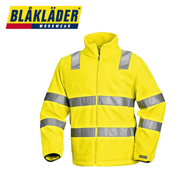 Fleecejakke Blåkläder 4833 Advarsel Gul