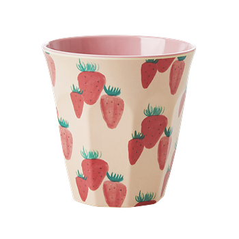 Krus af Melamin Rice Strawberry