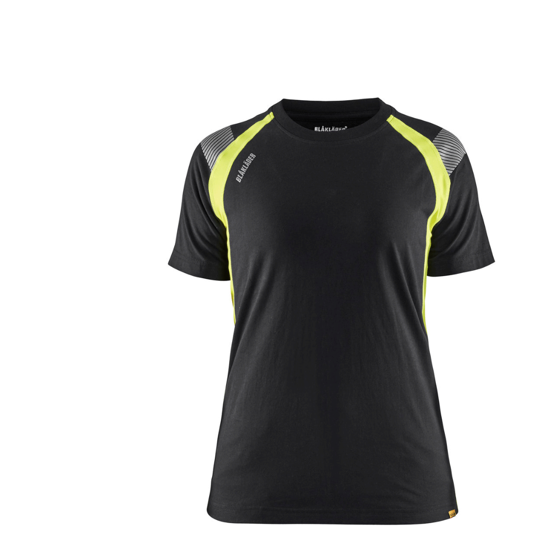 T-shirt Blåkläder 3402 Dame Sort - 2