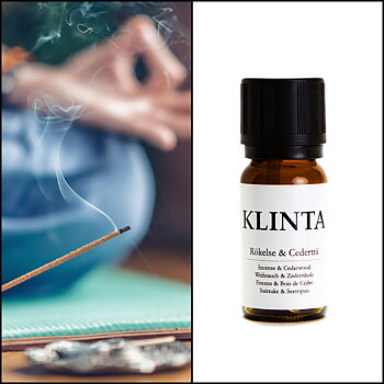 Duftolie Klinta Røgelse og Cedertræ 10ml