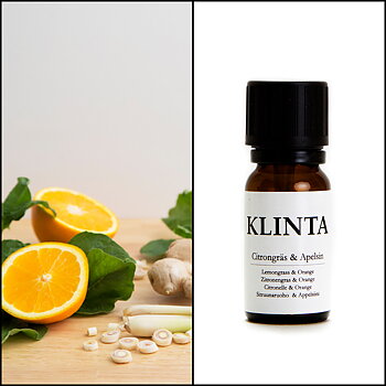 Duftolie Klinta Citrongræs & Appelsin Æterisk 10ml