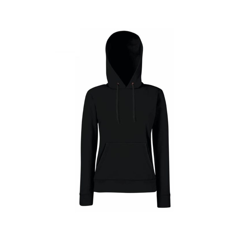 Hoodie Fruit Of The Loom, musta, naisten - 2
