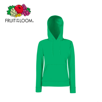 Huppari Fruit Of The Loom vihreä naisten