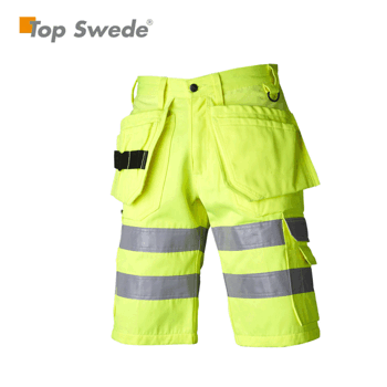 Huomiotyöshortsit TopSwede keltainen