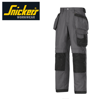 Hantverksbyxa Snickers 3214 Grå/Svart