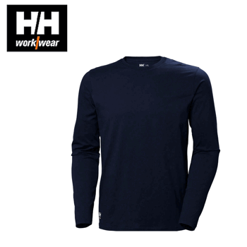T-paita Helly Hansen Manchester pitkähihainen Navy