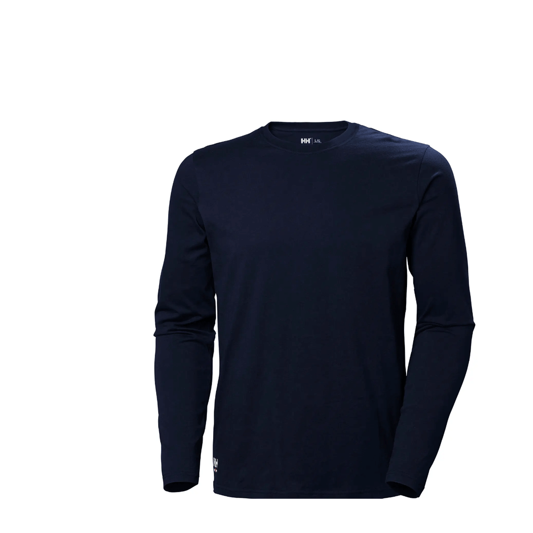 T-shirt Helly Hansen Manchester Langærmet marineblå - 2