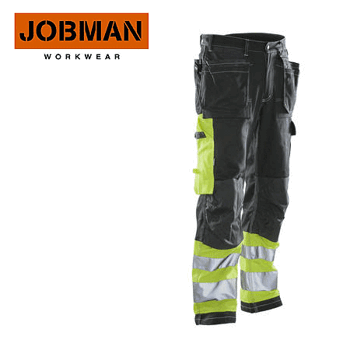 Huomiohousu Jobman 2297 luokka 1 musta/keltainen