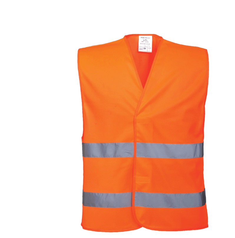 Warning vest Portwest Stripe Or - 2