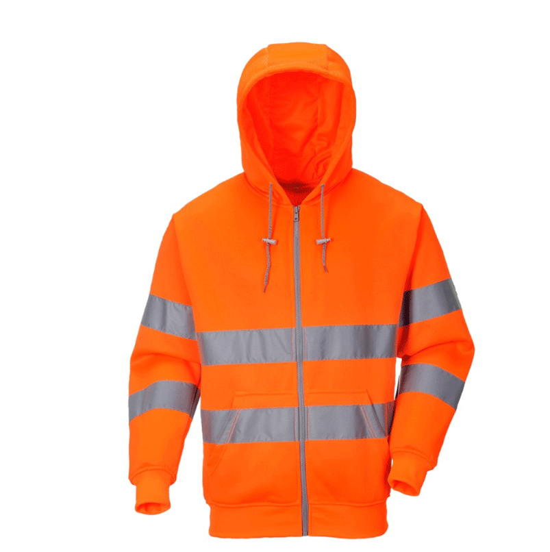 Hooded Jacket Portwest Warning Orange - 2