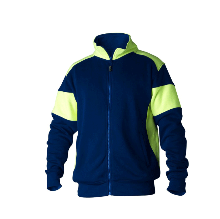 Jakke Sweatshirt Topswede 223 marineblå/gul - 2
