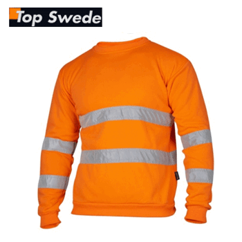 Sweatshirt Warning Topswede Orange