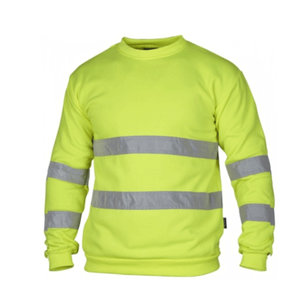 Sweatshirt Warning Topswede Yellow - 2