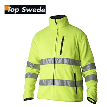 Fleecetakki huomio TopSwede keltainen