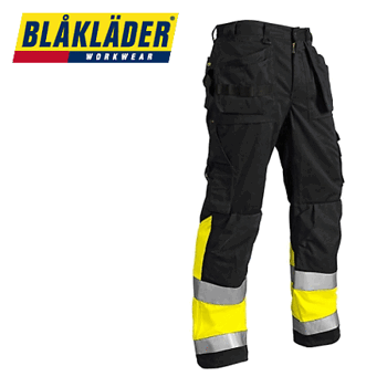 Työhousut Blåkläder 1529-1370 huomio, musta