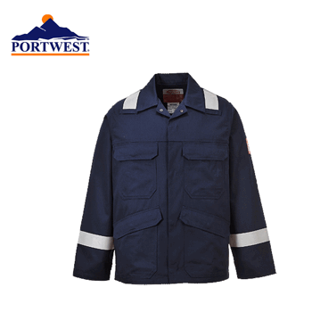 Jakke Flammesikker Bizflame Plus Navy