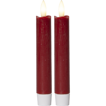 Akun valo Antiikkivalo 15cm LED 2-p Star Trading Red