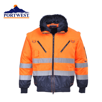 Pilottitakki Portwest 3 i 1 Or