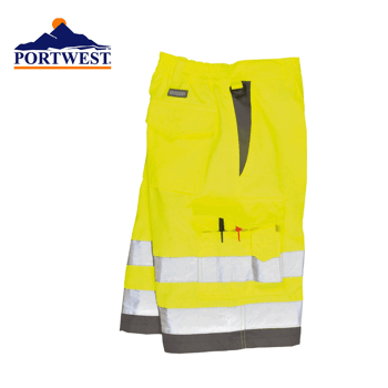Huomioshorts Portwest huomiokeltainen