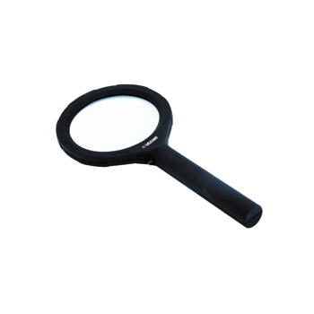 Magnifying glass with light