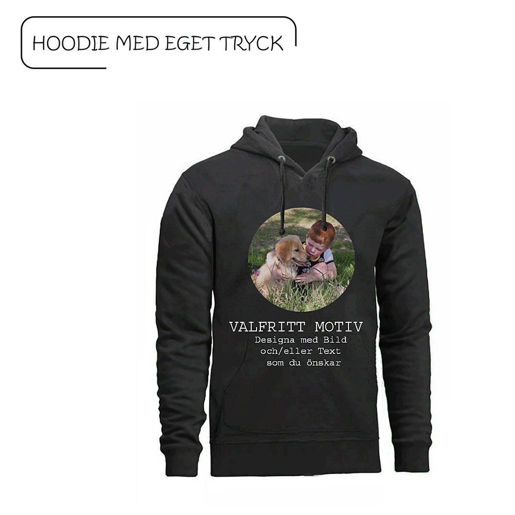 Hoodie with personal print 