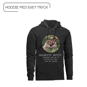 Hoodie with personal print 