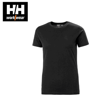 T-paita Helly Hansen Manchester naisten, musta