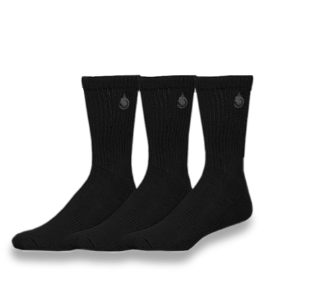 Work socks Egnared 3-pack Black - Ullared Lantmän