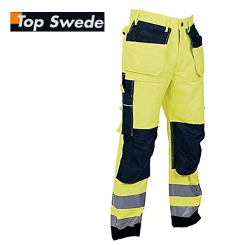 Työhousut huomio TopSwede 2516 keltainen