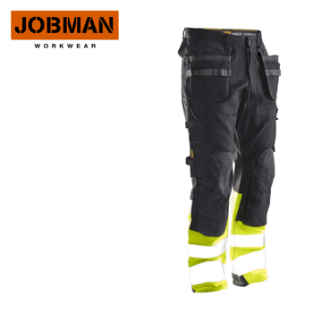 Työhousut Jobman 2134 Stretch luokka 1 musta