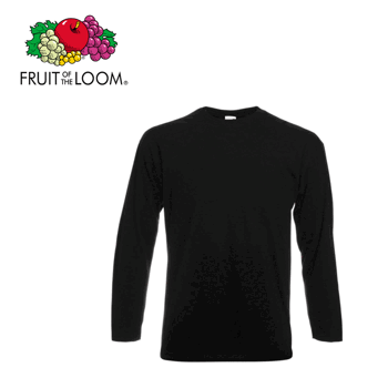  T-paita Fruit pitkähihainen musta