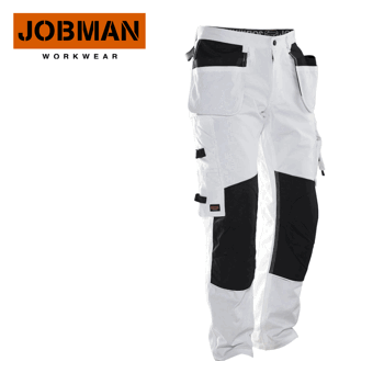 Hantverksbyxa Jobman Vit/Svart 2129