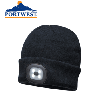 Lamppumyssy Portwest musta