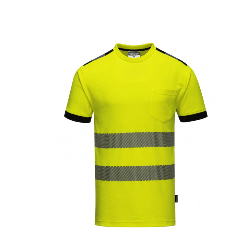 T-paita Portwest huomio luokka 2 keltainen - 2