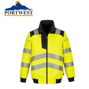 Talvitakki Portwest 3I1 -takki PW302 KL3 Keltainen