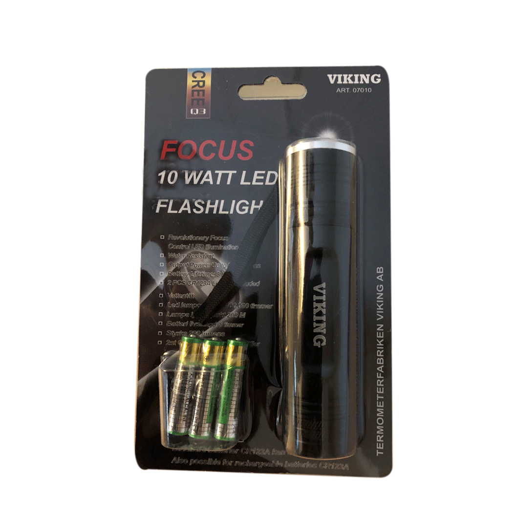 Ficklampa 180 lm lyser 200 m - 2