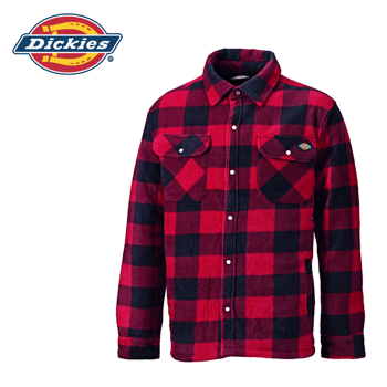 Vuorattu flanellipaita Dickies punainen