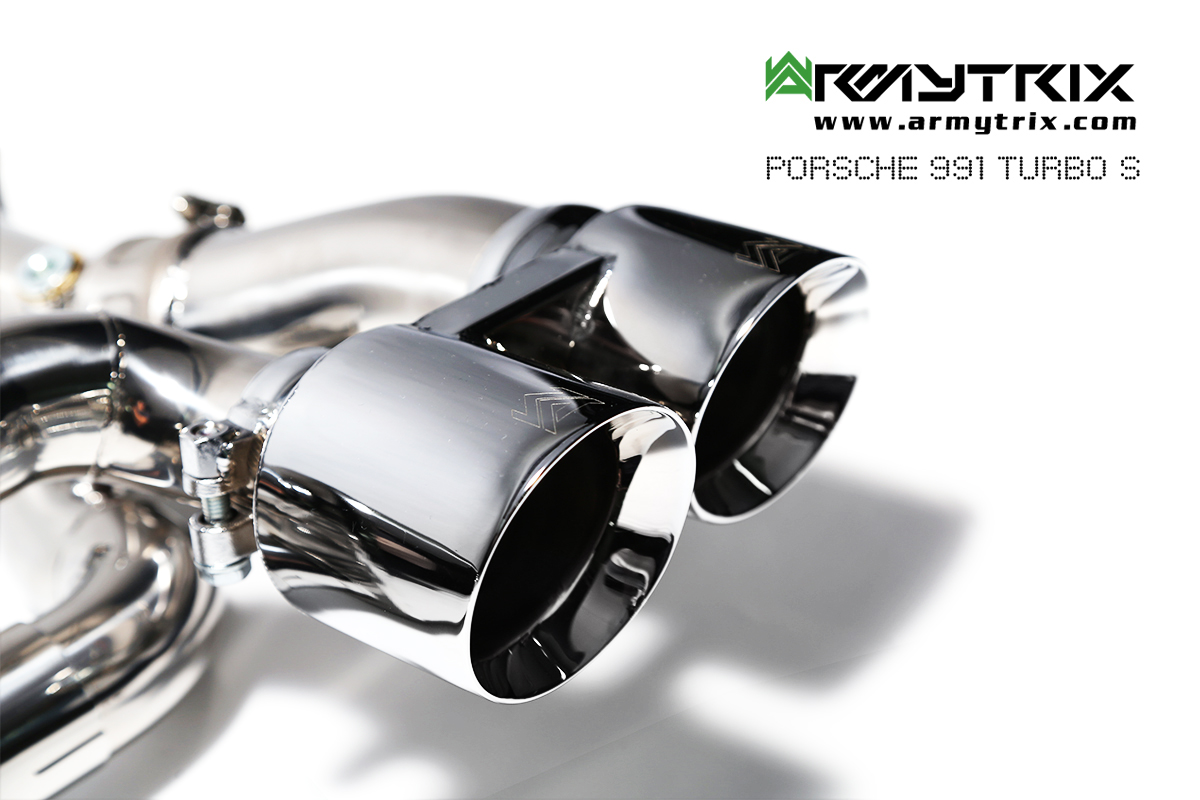 PORSCHE 911 TURBO 991 TURBO / S (2013-2015) STAINLESS STEEL DECATTED-EXHAUST - 40