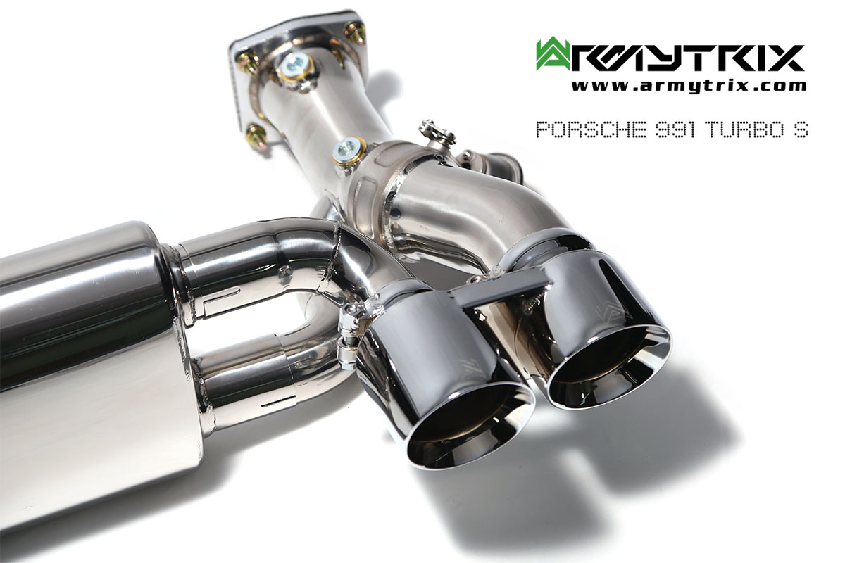 PORSCHE 911 TURBO 991 TURBO / S (2013-2015) STAINLESS STEEL DECATTED-EXHAUST - 35