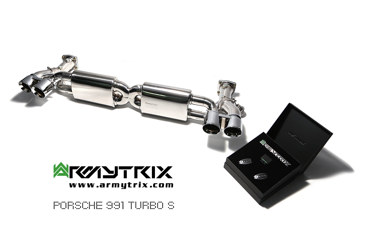 PORSCHE 911 TURBO 991 TURBO / S (2013-2015) STAINLESS STEEL DECATTED-EXHAUST - 21