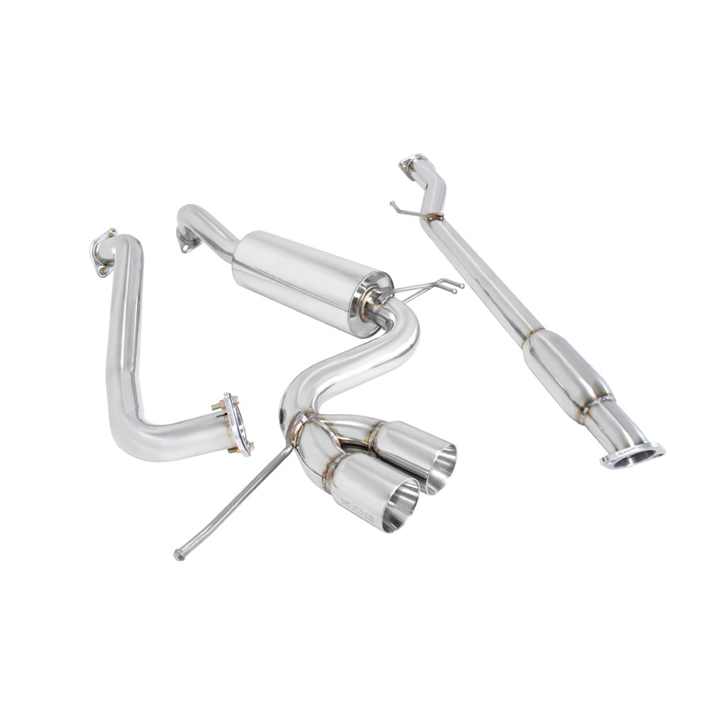 HYUNDAI VELOSTER 2012+ NT MEGAN RACING CATBACK DUAL SS TIPS