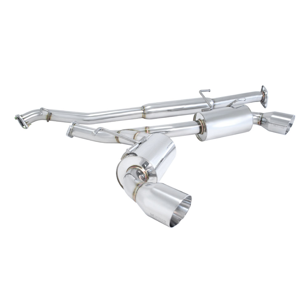 TOYOTA GT86 / SUBARU BRZ CATBACK EXHAUST DUAL ROLLED TIPS MR