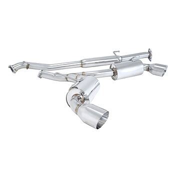TOYOTA GT86 / SUBARU BRZ CATBACK EXHAUST DUAL ROLLED TIPS MR