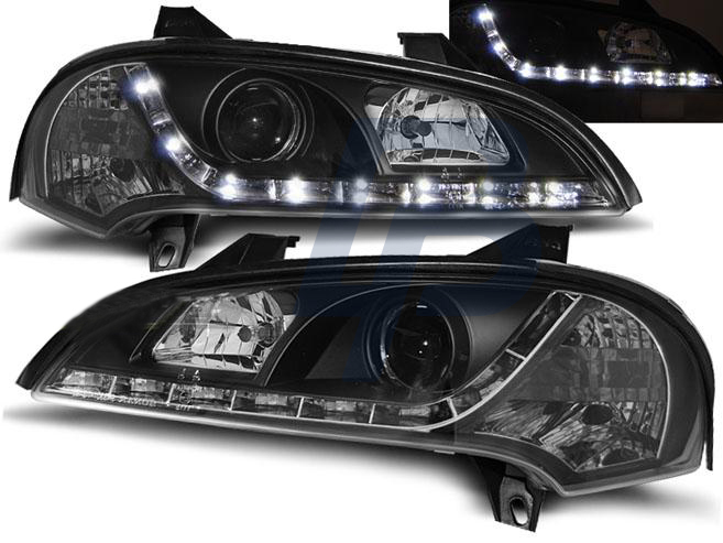 HEADLIGHTS OPEL TIGRA 09.94-12.00 DAYLIGHT BLACK - 2